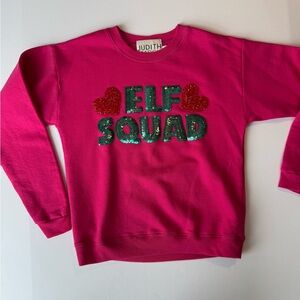 Judith March Girls Elf Squad Crewneck Size XL